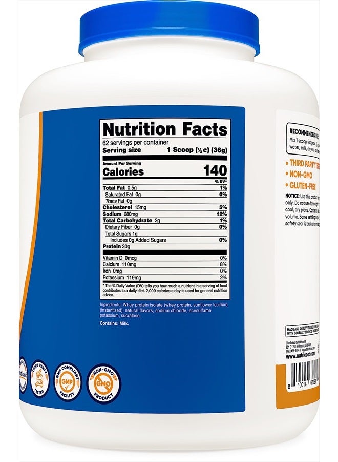 Whey Protein Isolate (Salted Caramel, 5LBS)