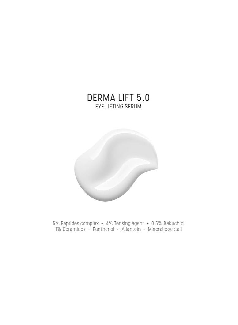 Dermaceutic Derma Lift 5.0 - Lifting power serum - Instant face and eye contour lift - Age defense facial serum - 30ml
