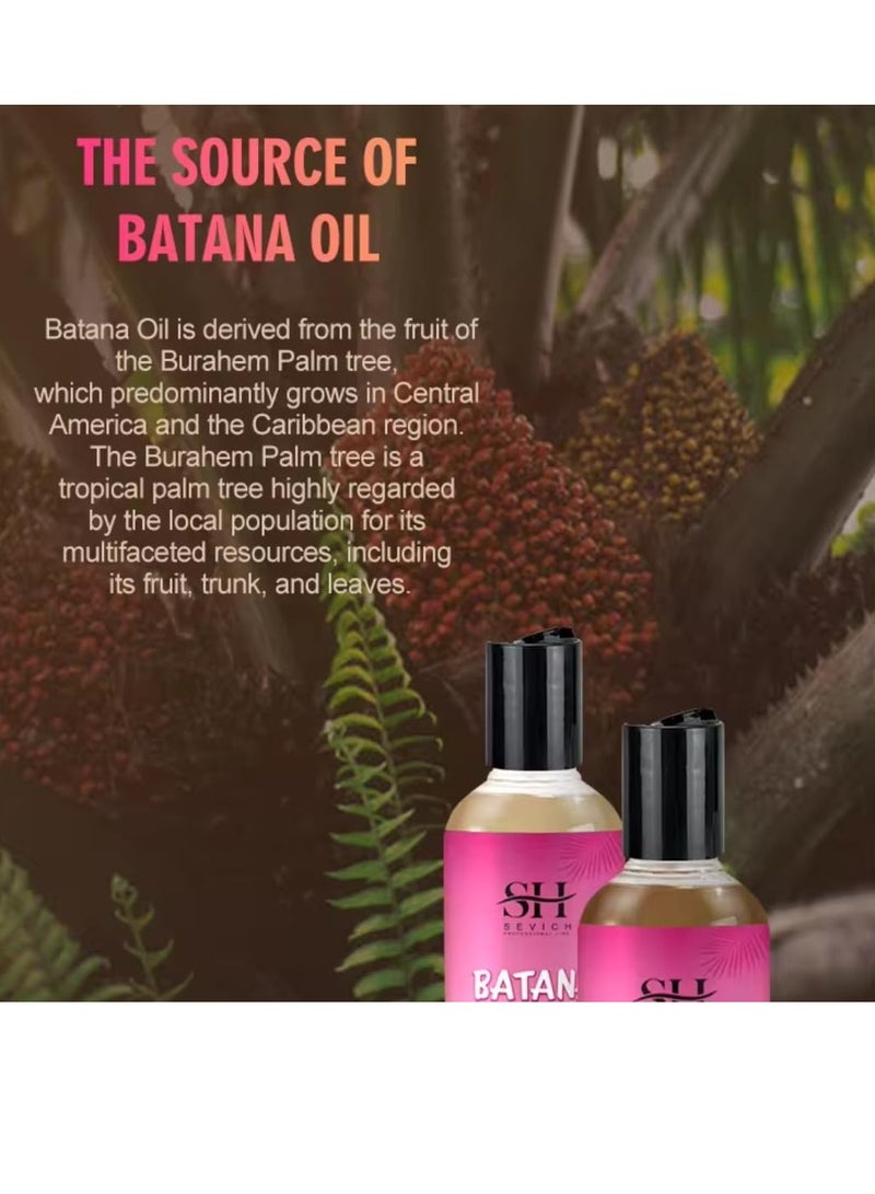 100ml Batana Oil Conditioner Natural 100% Raw Batana Oil Hair Care Conditioner Shines Revives Protects from Dryness Moisturizes Restores Hair and Repair Damaged Hair Conditioner