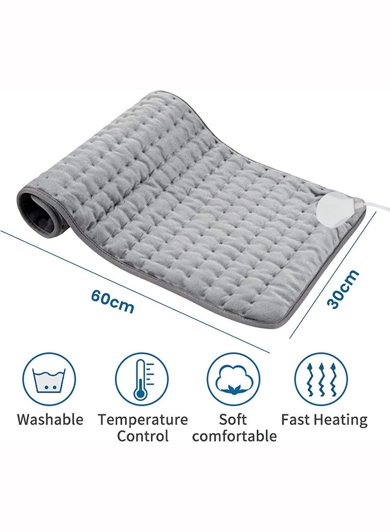 Heating Pad Electric Heat Pad For Back Pain And Cramps Relief Machine Washable