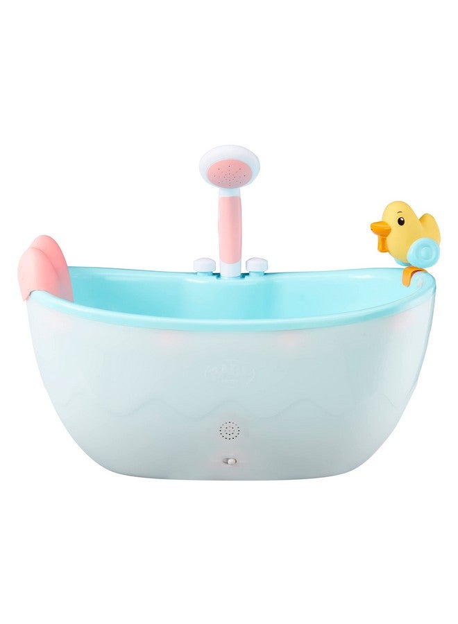 Baby Doll Musical Light Up Bathtub With Automatic Working Shower Head Plays Music & Sound Effects Sturdy Modern Design Fits Dolls Up To 17