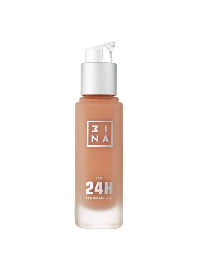 The 24H Foundation 61524H Longwearing Formulamedium To High Buildable Coveragesmooth Matte Finishexpanded Shade Selectionwaterproof Cruelty Free Vegan Makeup1.01 Oz