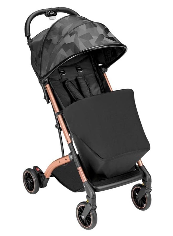 Passeggino Compass 194 Jaquard Nero Compass Baby Stroller Black,  0 To 4 Years