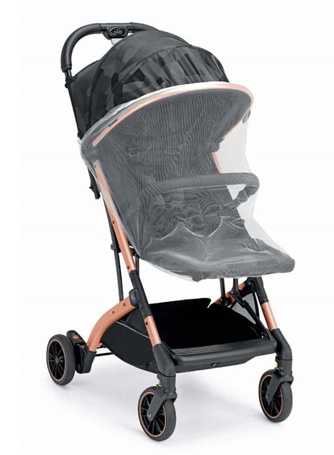 Passeggino Compass 194 Jaquard Nero Compass Baby Stroller Black,  0 To 4 Years