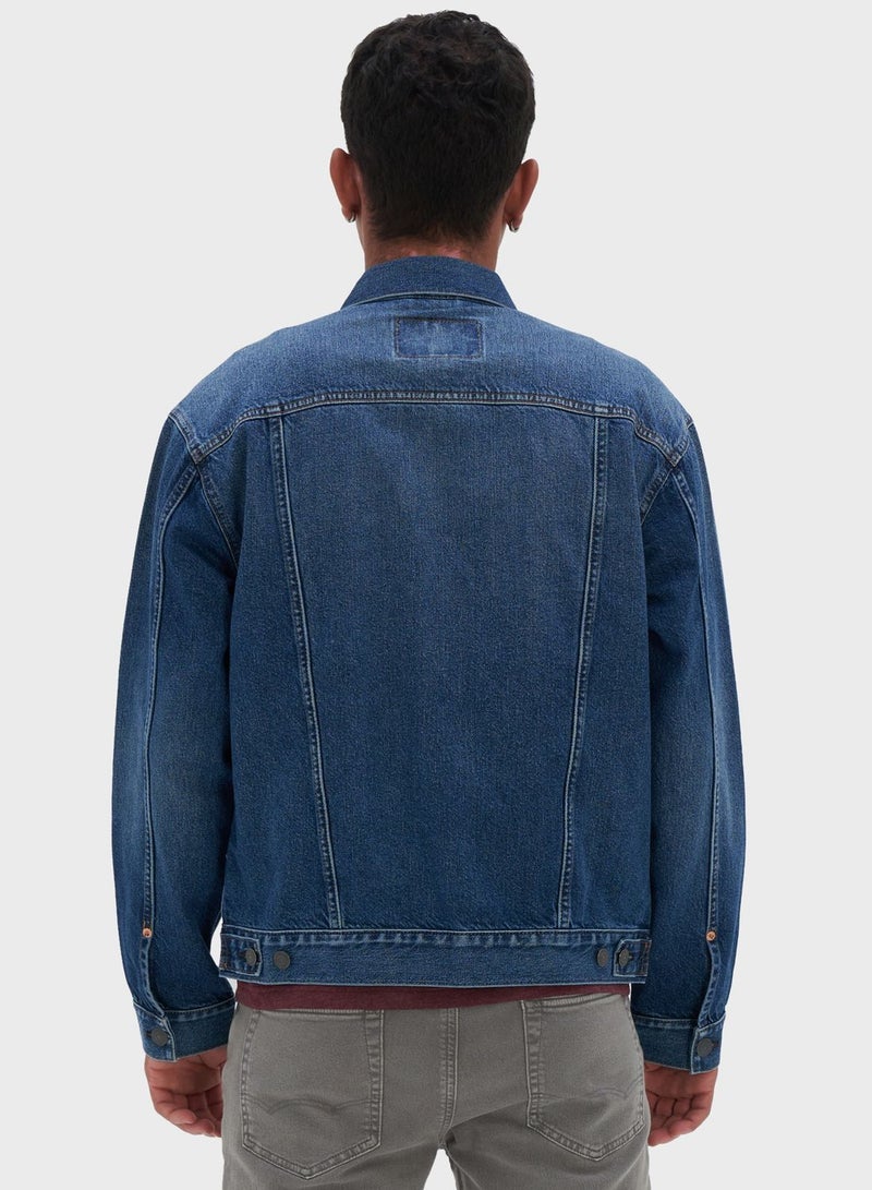 Pocket Detail Denim Jacket