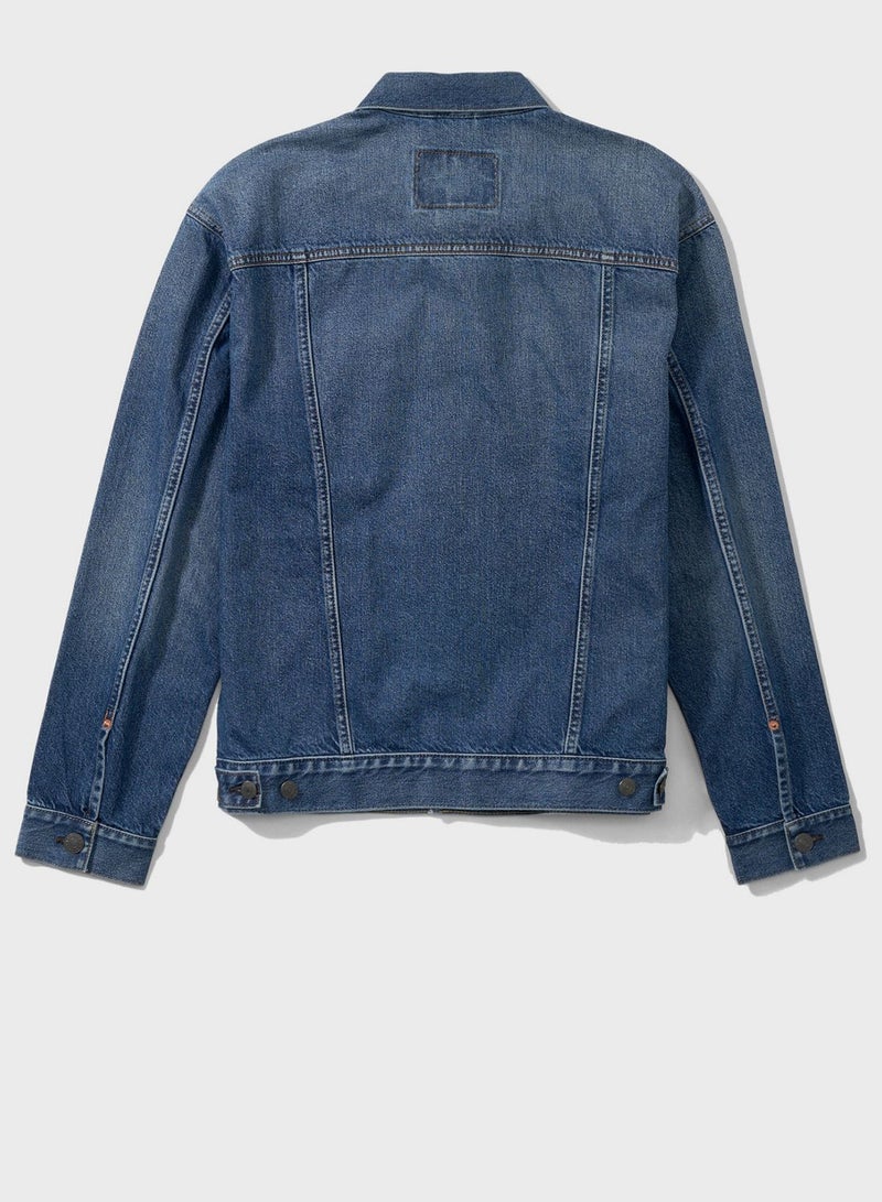 Pocket Detail Denim Jacket