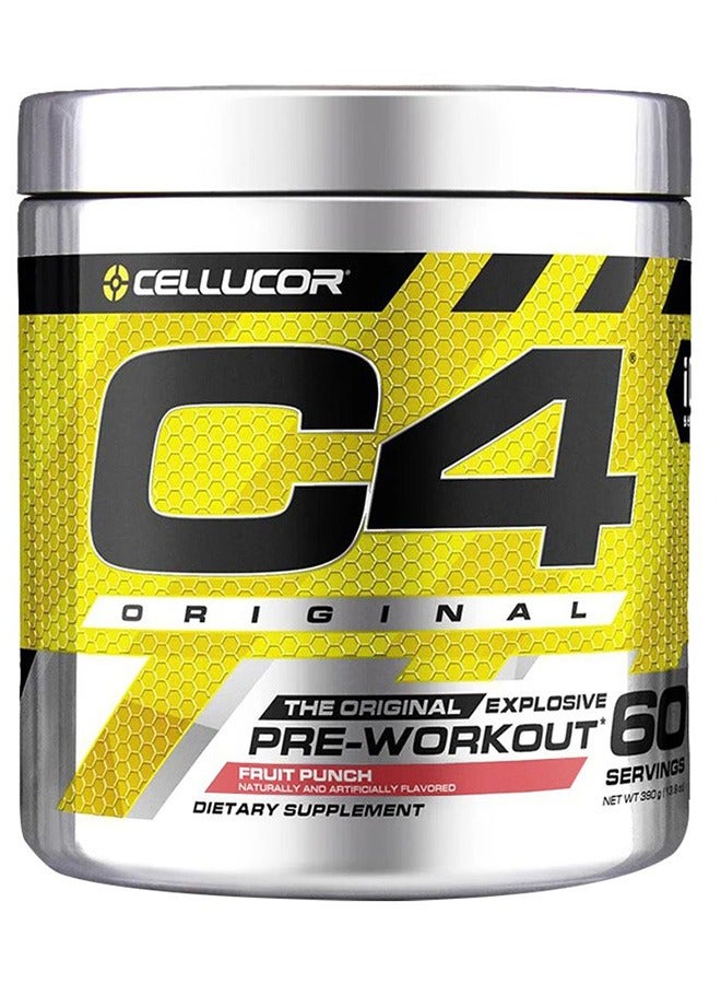 C4 Original Pre-Workout Fruit Punch 60 Servings