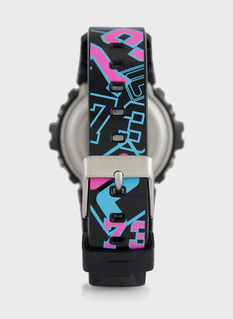 Kids Reinterpret 70'S Digital Watch