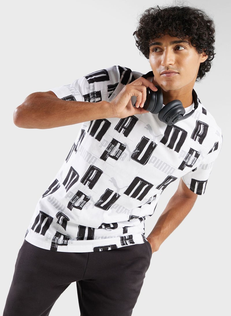 Essential Logo Lab All Over Printed T-Shirt
