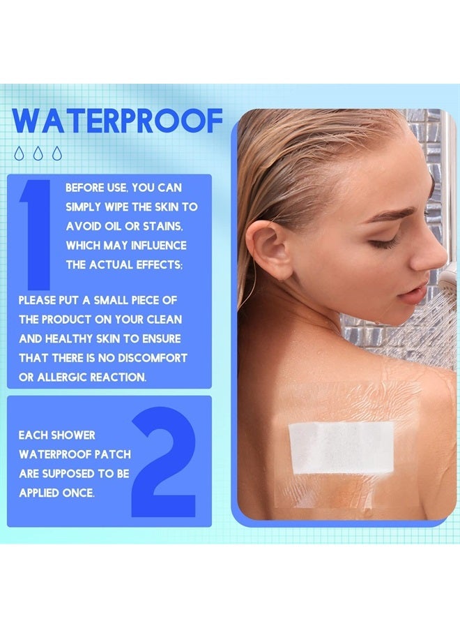 Transparent Dressing Adhesive Bandage Clear Waterproof Bandage Stretch Tape for Tattoos Swimming (3.94 Inch x 10.94 Yard)