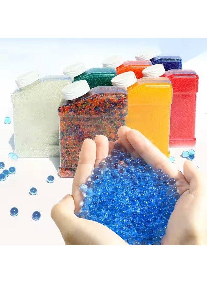 6pcs Usable Soil Water Beads Jelly Mud Magic Crystal Balls Orbeez Gun Crystal Coloured blaster gun toy for kids