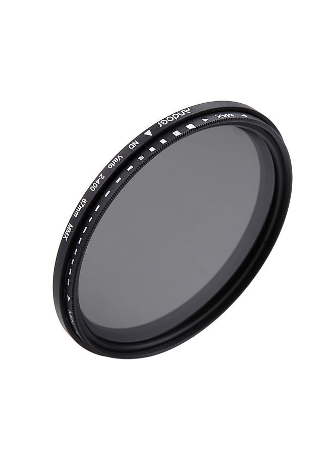 67mm ND Fader Neutral Density Adjustable ND2 to ND400 Variable Filter for DSLR Camera