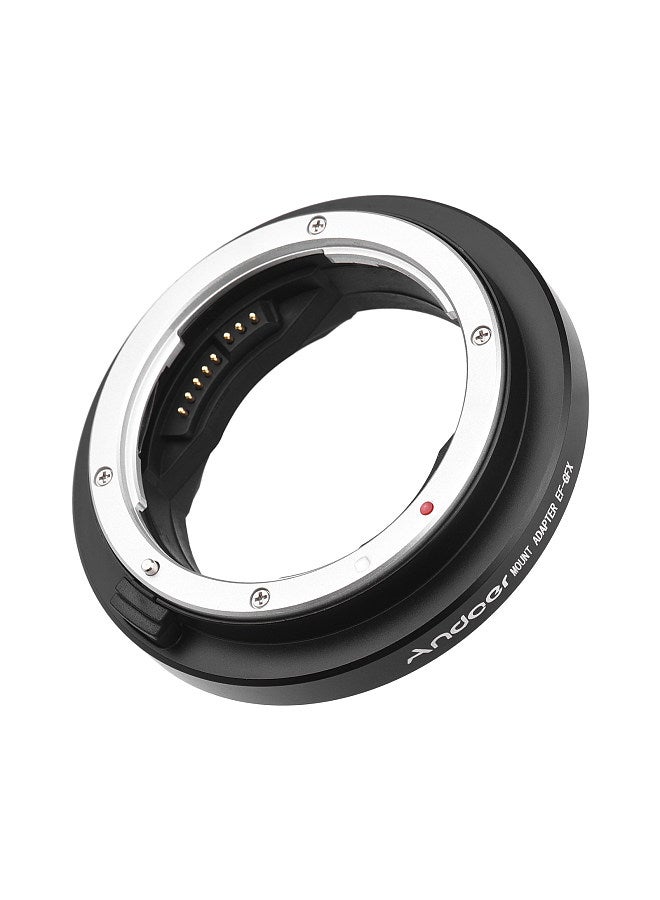 EF-GFX Camera Lens Adapter Ring Auto Focus Replacement for Canon EF-mount Lens to FujiFilm GFX-mount MED-format Cameras GFX100 GFX50S GFX50R