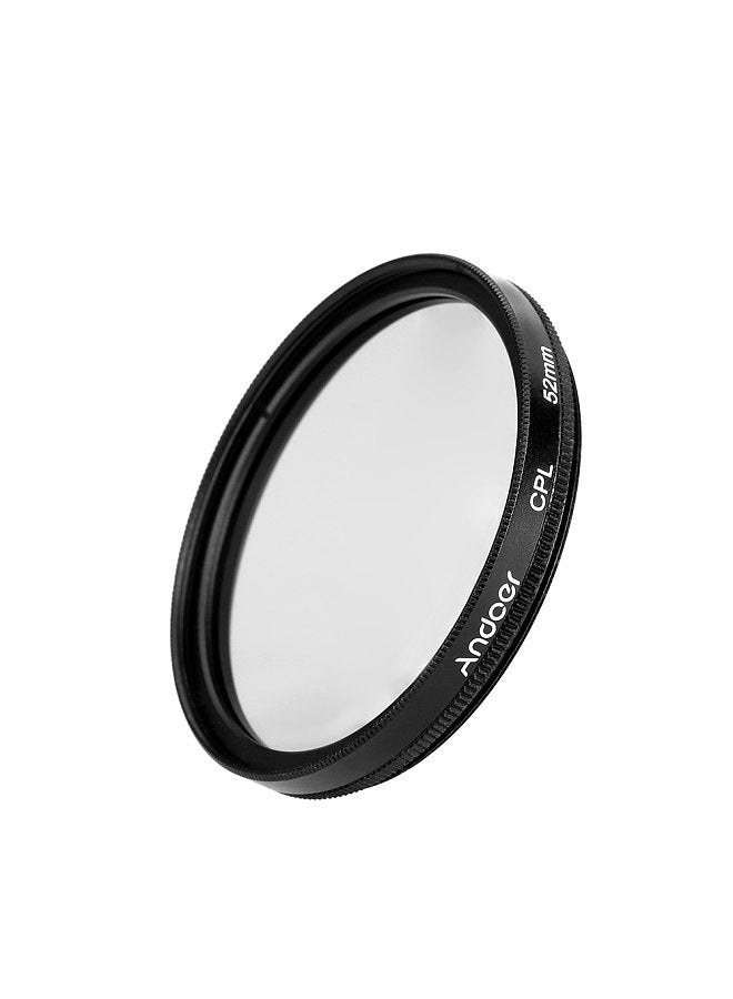 52mm Digital Slim CPL Circular Polarizer Polarizing Glass Filter for Canon Nikon Sony DSLR Camera Lens