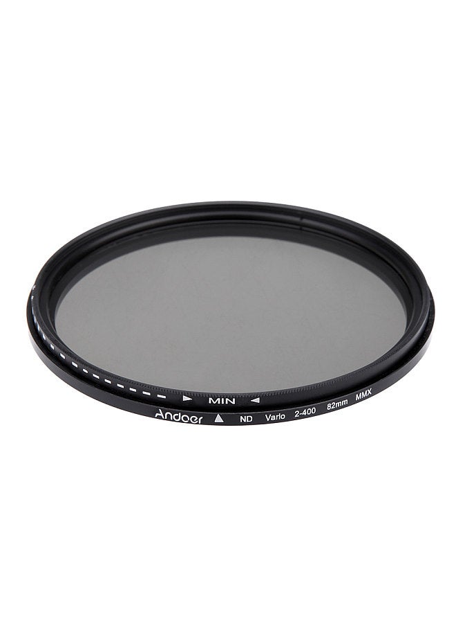 82mm ND Fader Neutral Density Adjustable ND2 to ND400 Variable Filter for Canon Nikon DSLR Camera