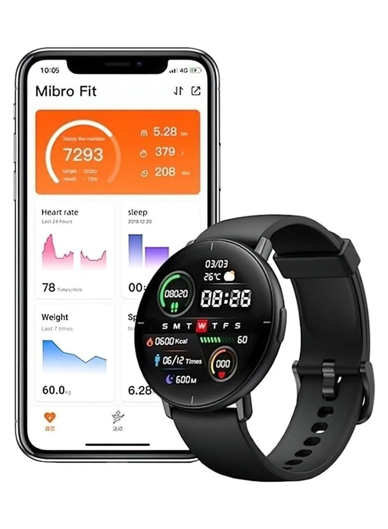 Lite 1.3 Inch AMOLED Smartwatch With Fitness Tracker