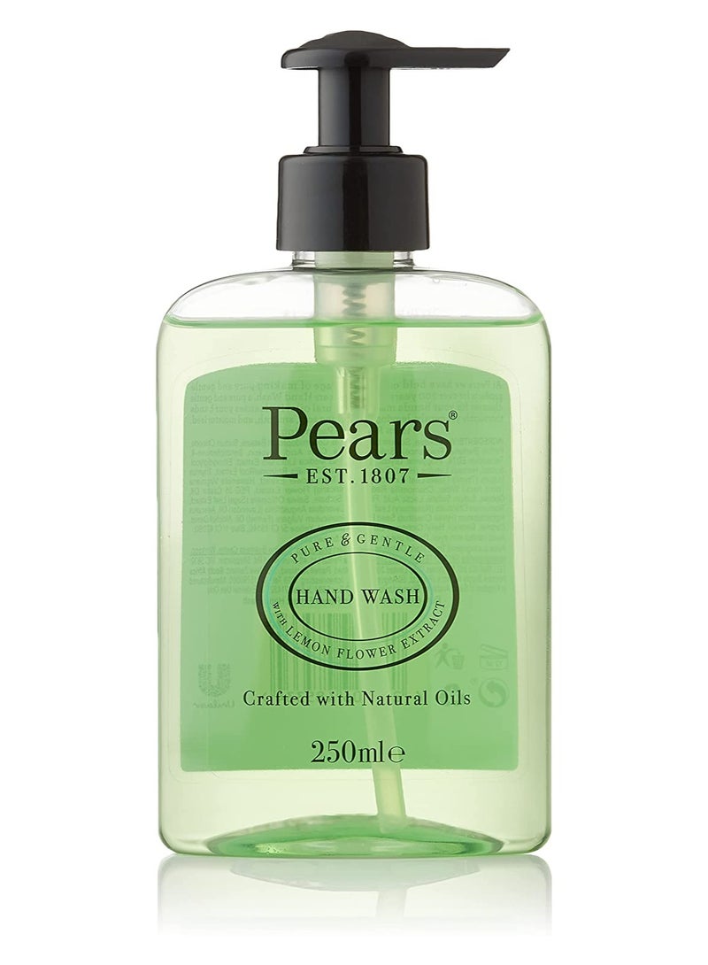 Pears Lemon Flower Hand Wash 250ml - Clear