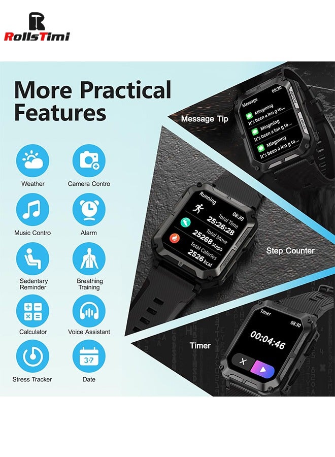 Smart Watches for Men (Answer/Dial Calls), 1.83
