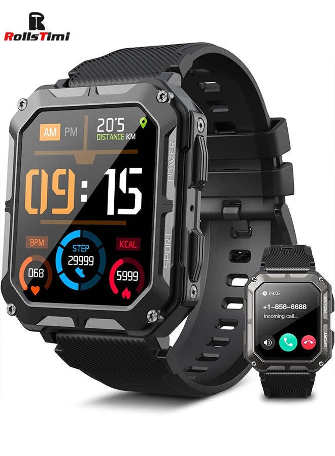 Military Smart Watches for Men (Answer/Dial Calls), 1.83