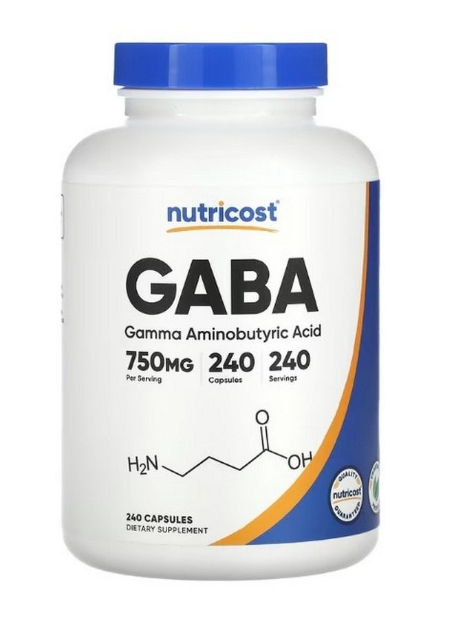 Gaba 750 Mg 240 Capsules