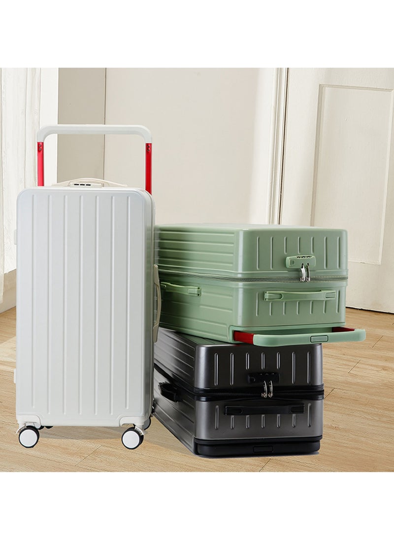 Lightweight Luggage Checked Bag- 20 Inches Hardshell Suitcase Spinner Luggage for Travel | ABS Medium Size Luggage with Spinner Wheels 4