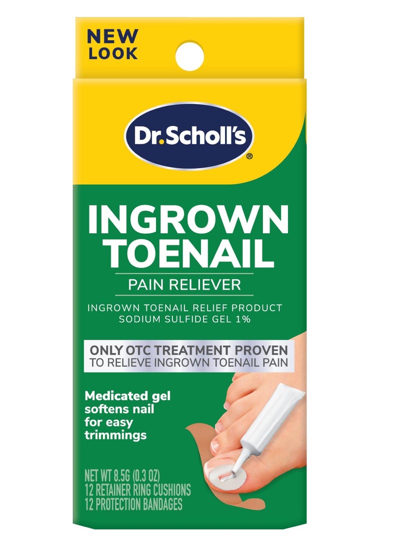 Ingrown Toenail Pain Reliever Liquid Gel Softens Nails for Easy Trimming