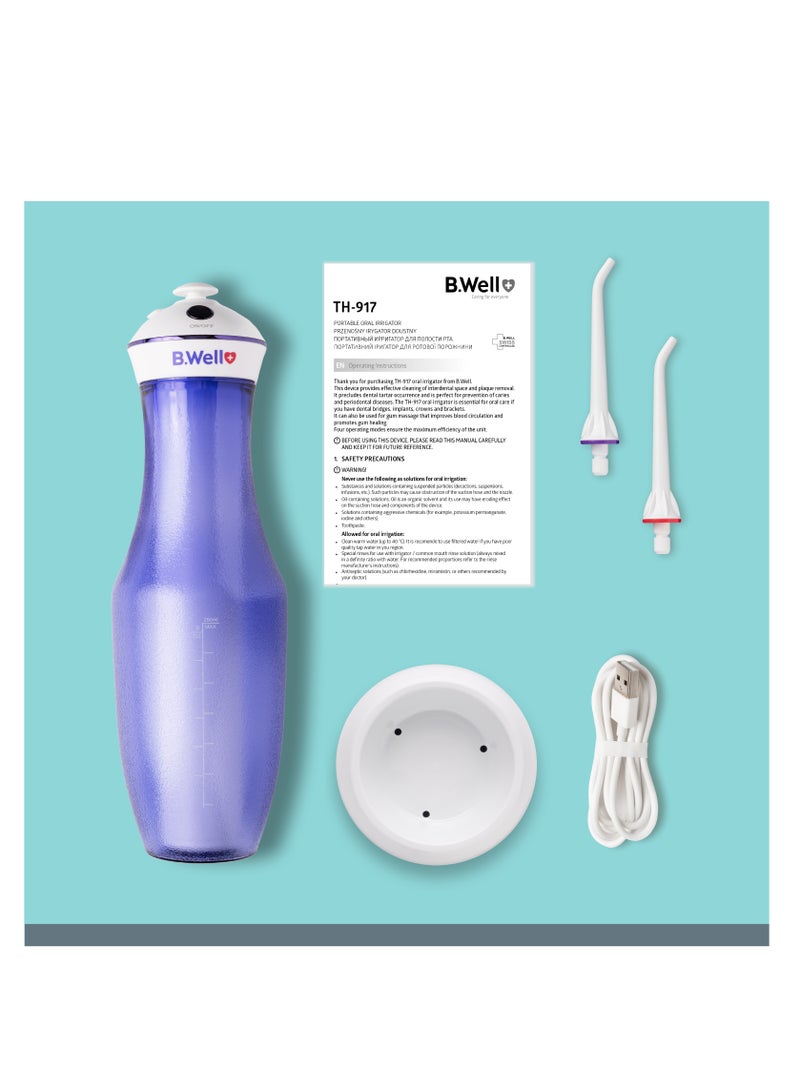 B WELL TH-917 Portable Oral Irrigator