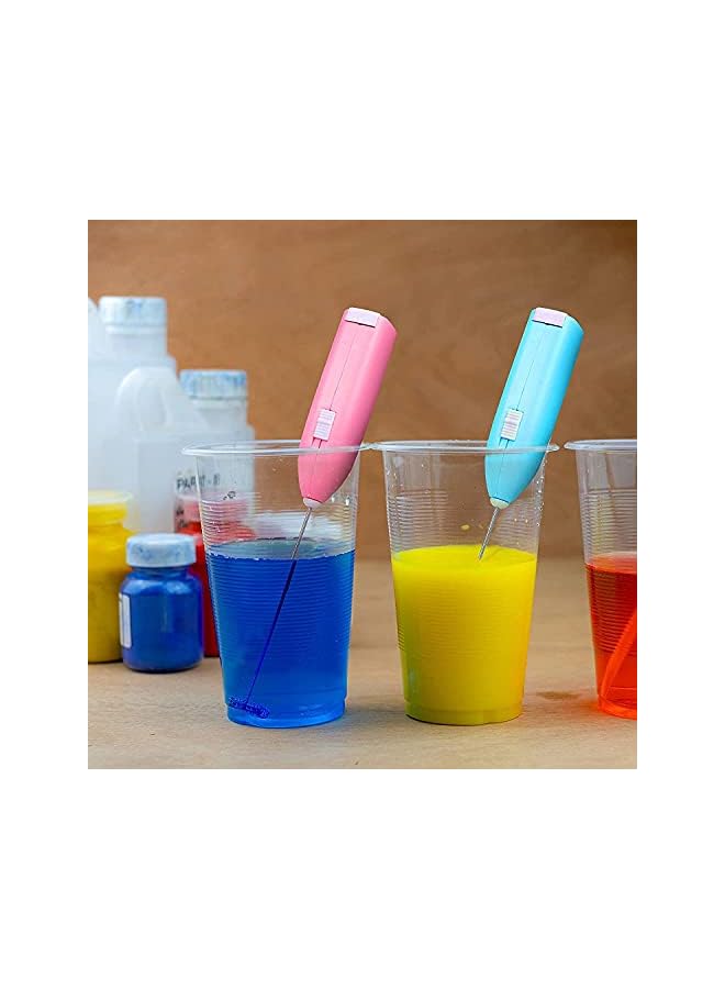 Epoxy Blender, Mini Kitchen Handheld Battery Power Epoxy Blender, Coffee Blender (Random Color, 3 Pcs)