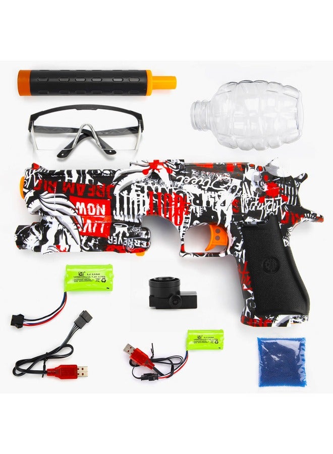 Glock Pistol Electric Water Gel Blaster - Ultimate Gel Blaster Gun for Paintball, Graffiti, & Outdoor Fun