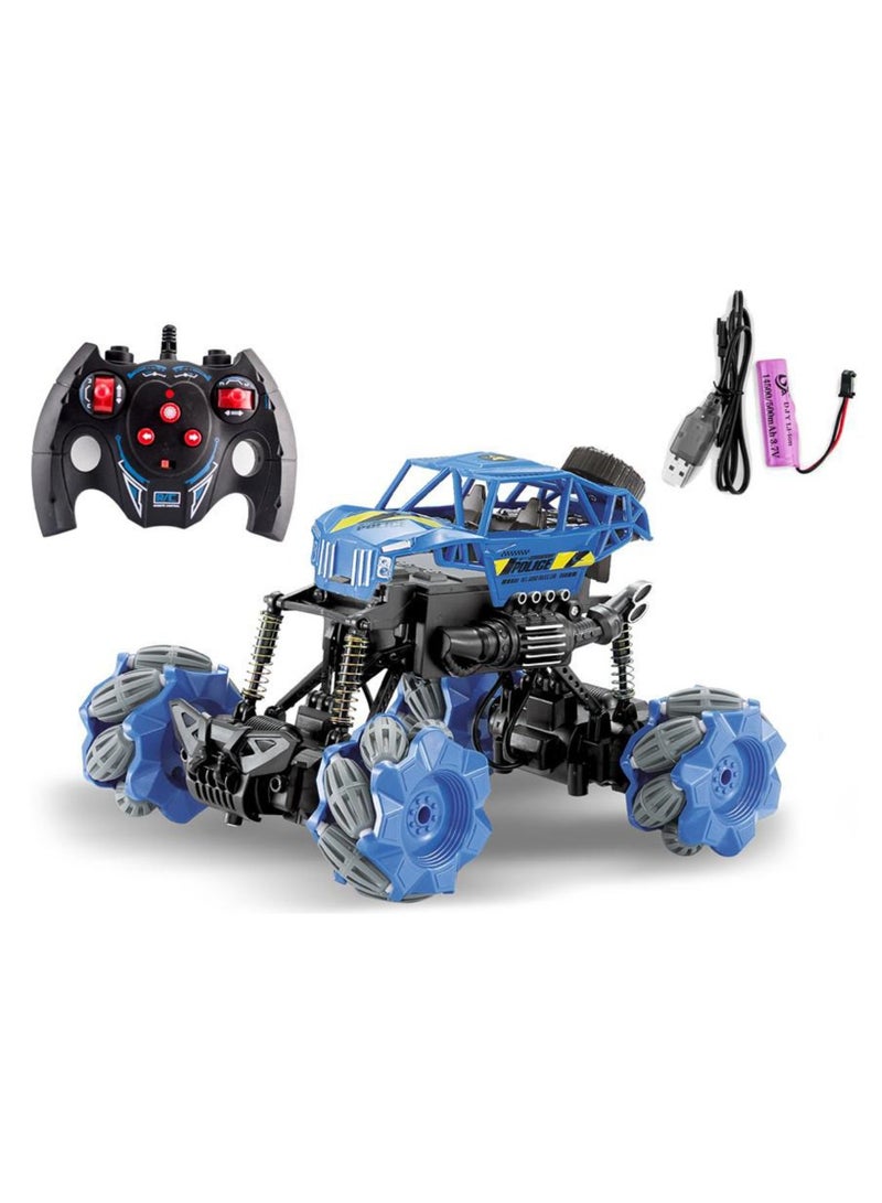 Gold Land Toys Stunt Racing Remote Control Car Blue Color, 689-6E, 34x18x19cm