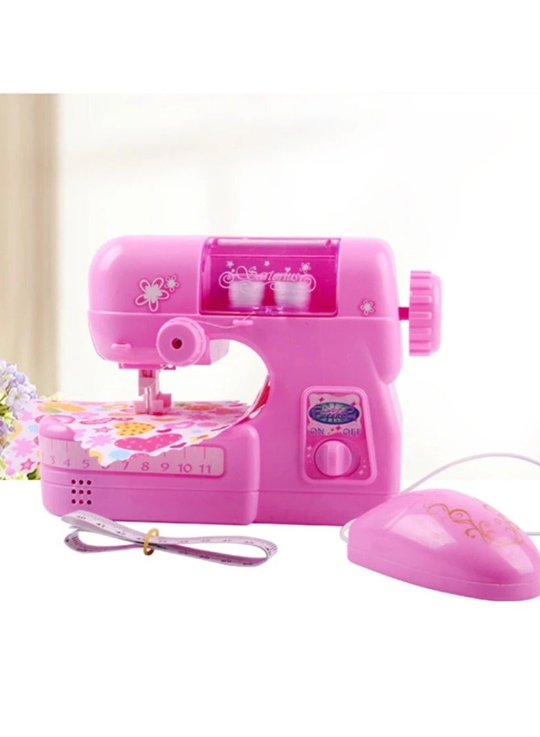 Kids Girl Simulation Children Sewing Machine Small Appliances Toy Sets Pretend Toy