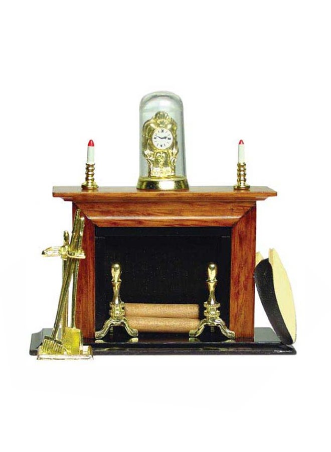 Dollhouse Miniature Regal Fireplace
