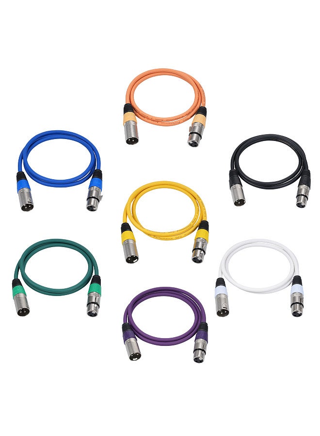1Pack 3 Pin Dmx Cables Male Female XLR Patch Cables DMX512 Signal Cable Microphone Cable XLR Cable