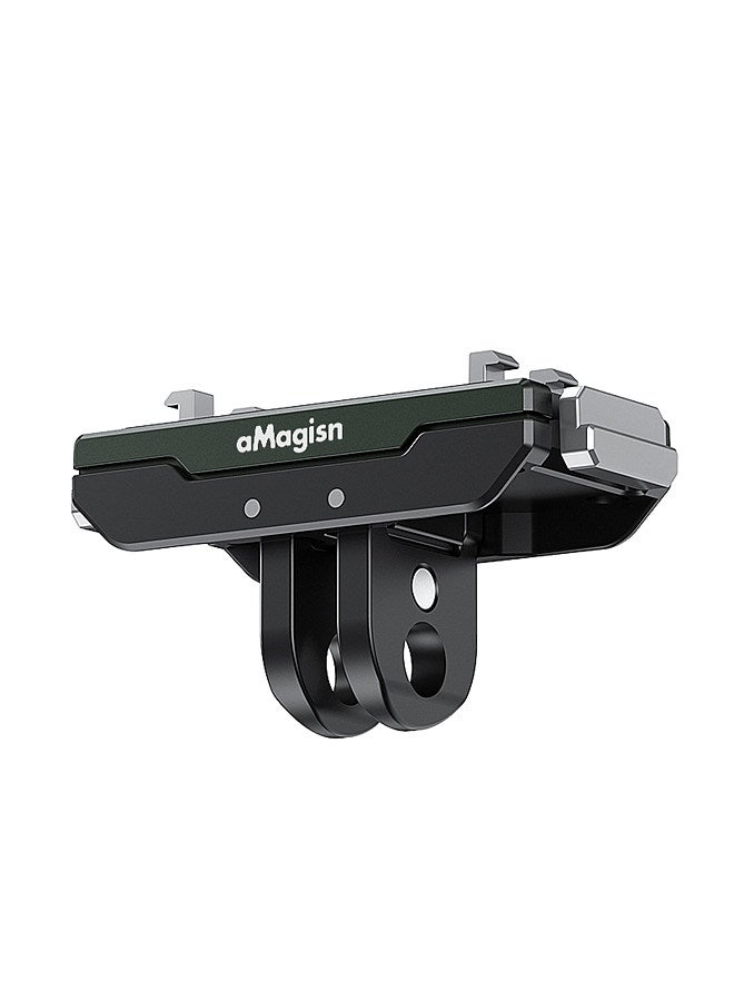 AC14 Magnetic Quick Release Mount for Action Camera Metal Camera Mount with Universal 1/4in Screw Hole & Sports Camera Adapter Compatible with Insta360 Ace Pro/ Ace