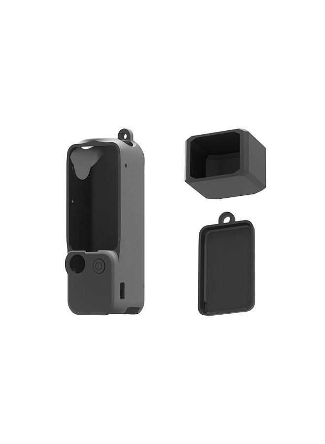 PU894 Camera Protector Case Silicone Cover Camera Case Anti-Scratch Compatible with DJI OSMO Pocket 3