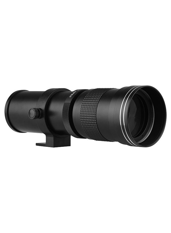 Camera MF Super Telephoto Zoom Lens F/8.3-16 420-800mm T Mount with Universal 1/4 Thread Replacement for Canon Nikon Sony Fujifilm Olympus Cameras