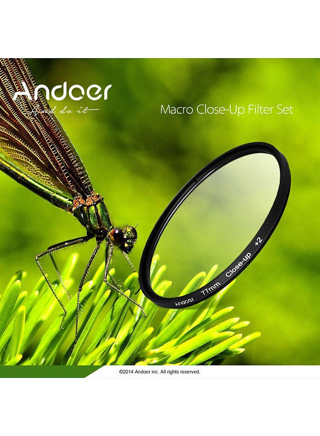 67mm Macro Close-Up Filter Set +1 +2 +4 +10 with Pouch for Nikon D80 D90 D7000 Canon Tamron Sigma DSLRs