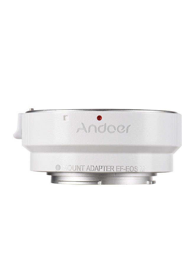 EF-EOSM Lens Mount Adapter Support Auto-Exposure Auto-Focus and Auto-Aperture for Canon EF/EF-S Series Lens to EOS M EF-M M2 M3 M10 Camera Body Support Image Stability