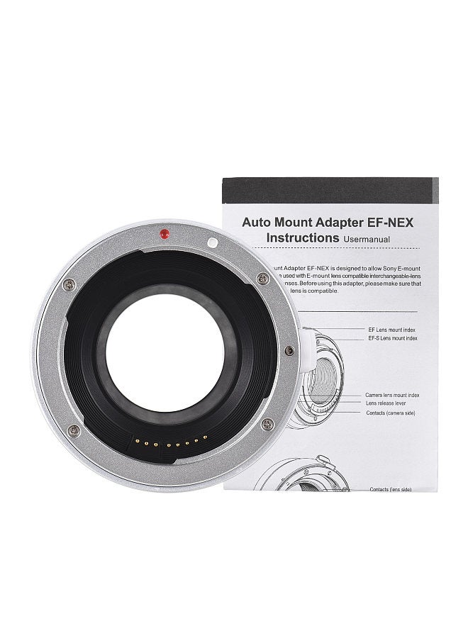 EF-EOSM Lens Mount Adapter Support Auto-Exposure Auto-Focus and Auto-Aperture for Canon EF/EF-S Series Lens to EOS M EF-M M2 M3 M10 Camera Body Support Image Stability