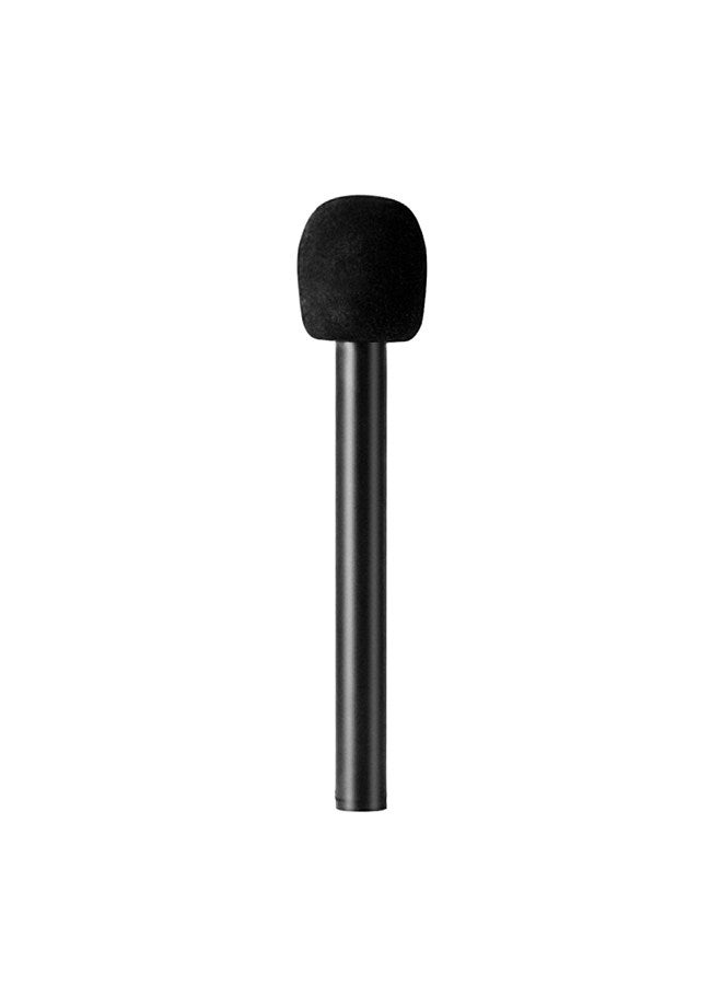 Universal Microphone Handheld Adapter Handle Grip Bracket for Wireless Microphone System with 1/4in Threaded Screw Hole & Windscreen