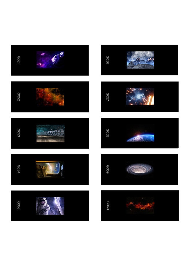 AK-S06 Slide Set Transparencies for AK-R21 Camera Flash Projector,  Pack of 10pcs