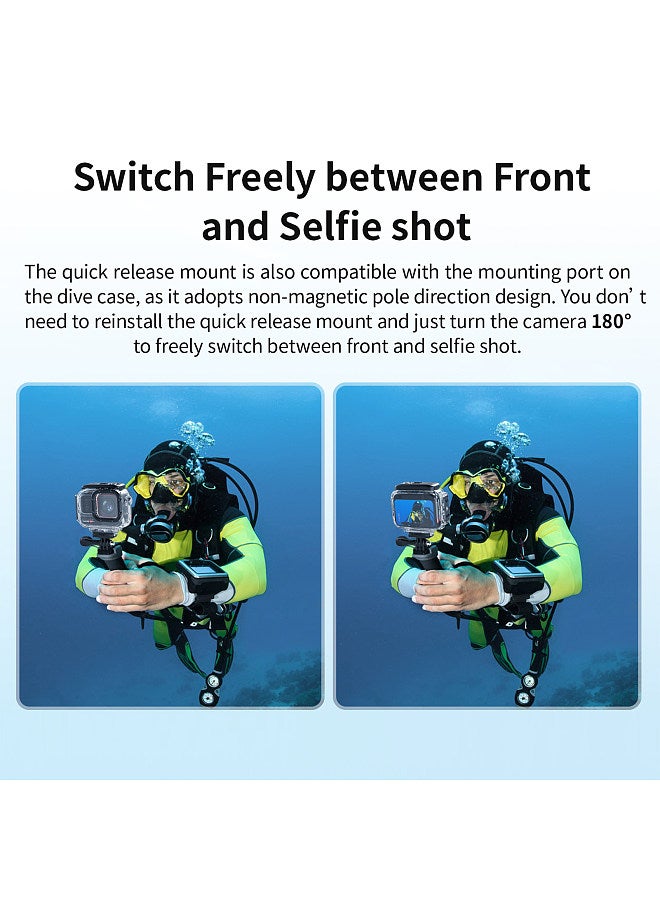 Sports Camera Waterproof Case Dive Case Underwater 60M Protective Case Diving Housing Photography Accessory Replacement for Insta360 Ace