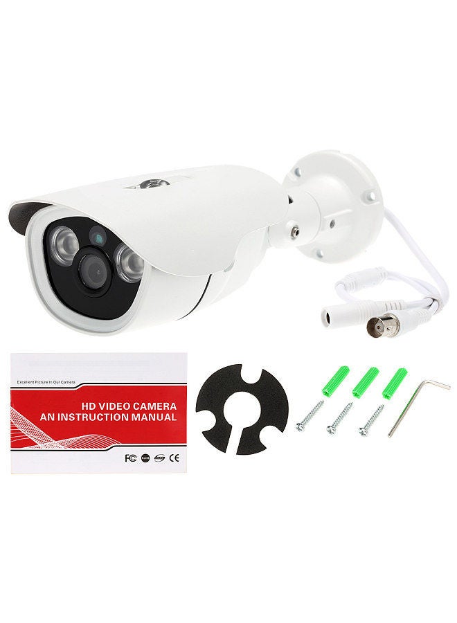 1080P 2.0MP AHD Bullet CCTV Camera 3.6mm 1/3’’ CMOS 2 Array IR LEDs Night Vision IR-CUT Rainproof Indoor Outdoor Home Security PAL System