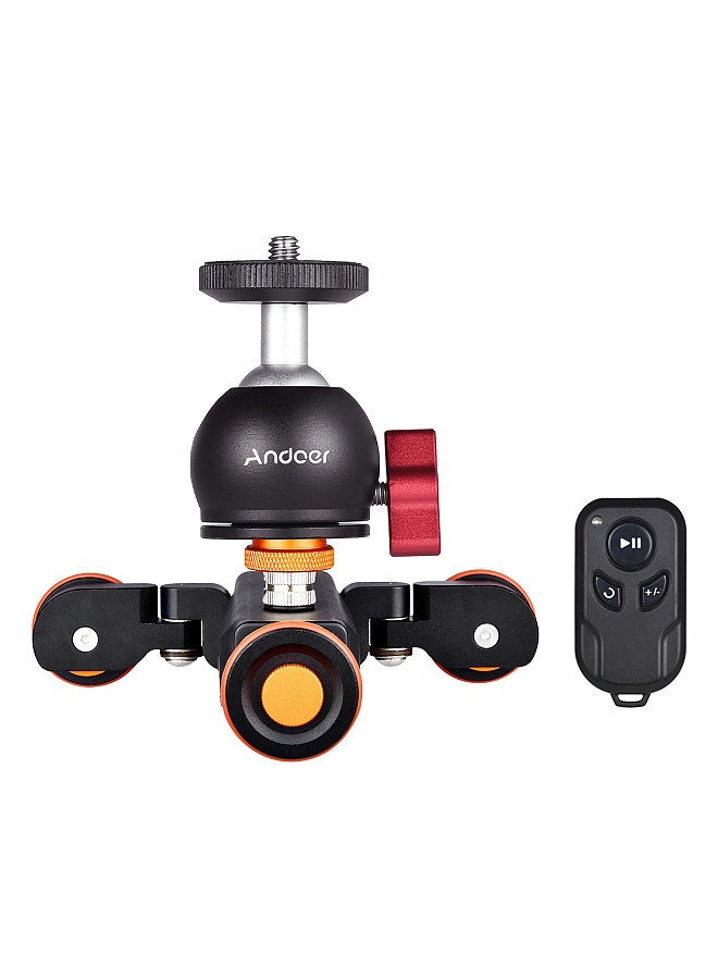 L4 PRO Motorized Camera Video Dolly with Scale Indication Electric Track Slider Wireless Remote Control 3 Speed Adjustable Mini Slider Skater