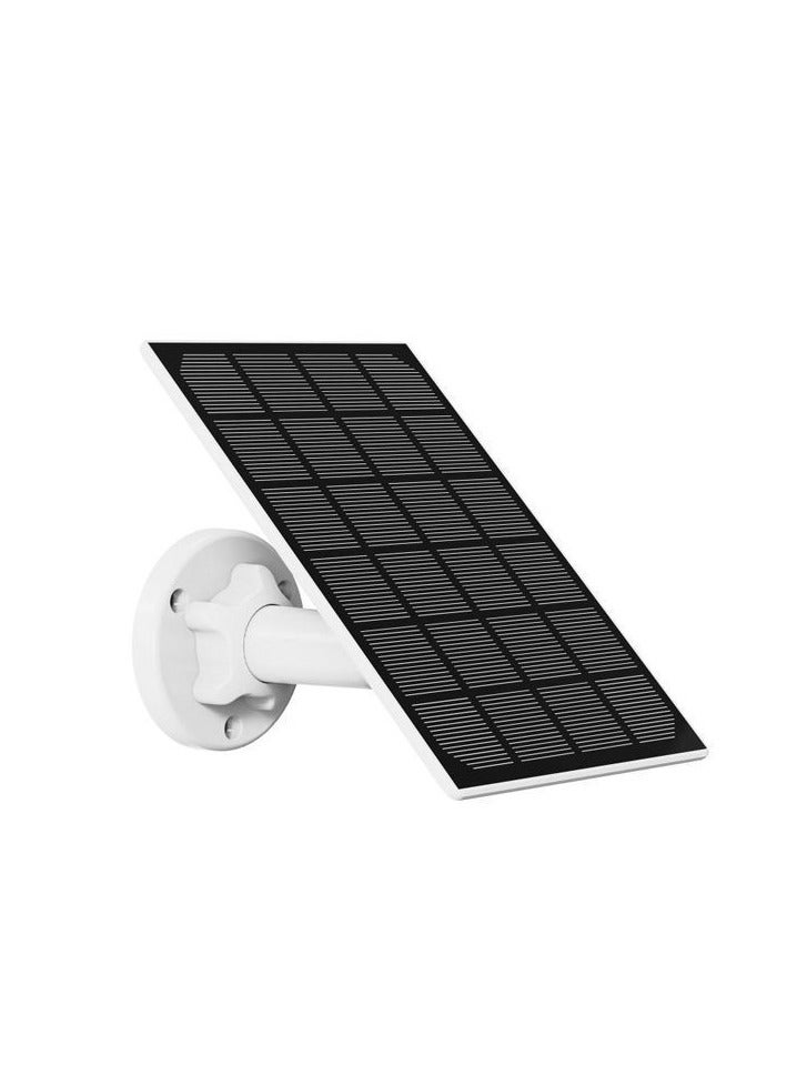 Powerology Outdoor Camera with Solar Panel – White