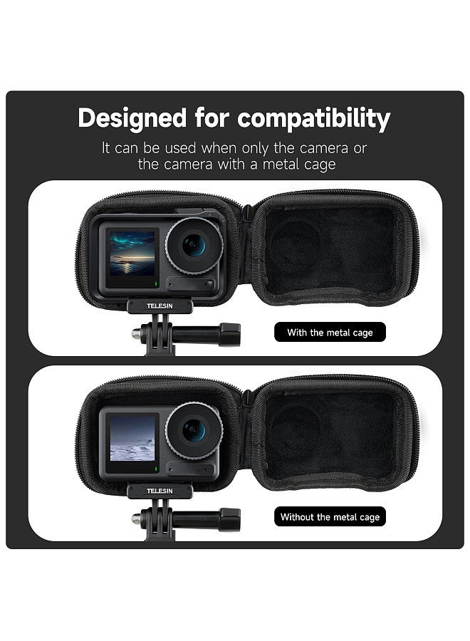 Sports Camera Case Digital Camera Case Portable Storage Bag for Camera Protective Bag for Digital Camera with Semi-open Design Compatible with DJI Osmo Action3