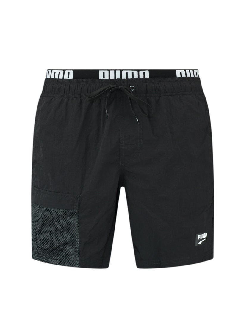 Swim Utility Mid-Length Mens Shorts