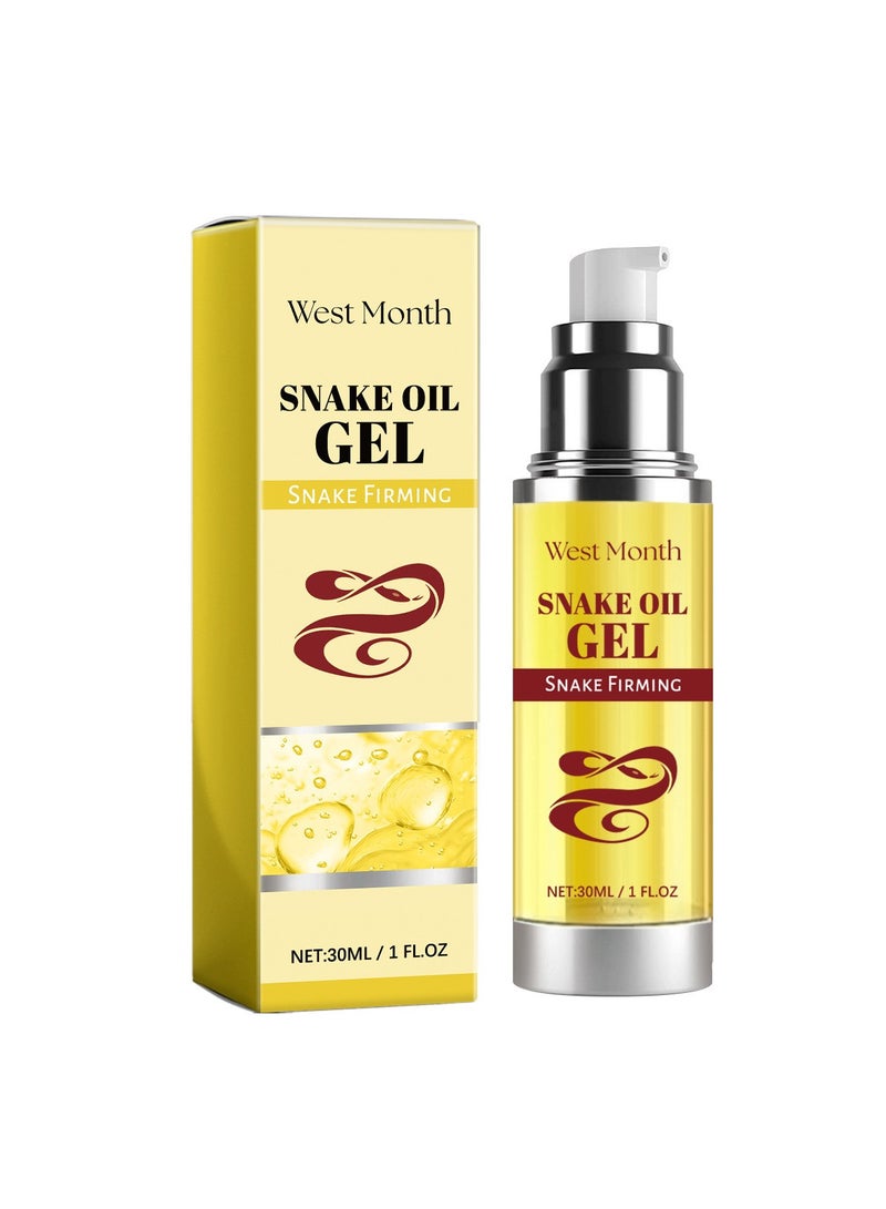 West&Month Snake Oil Essence Dark Yellow Brightening Firming Skin Diminishing Fine Lines Hydrating Moisturizing Essence 30ml