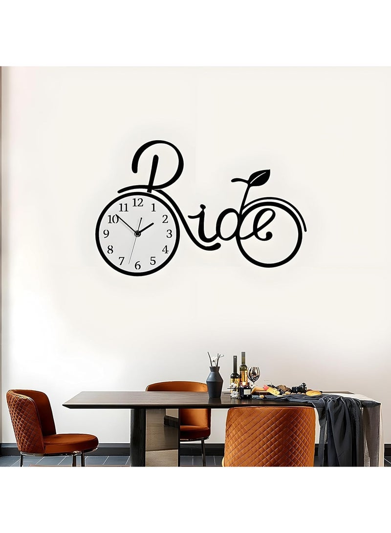 Acrylic Premium Home Wall Clock Big Cycle Design  A Striking and Functional Timepiece Elevating Your Home Decor with a Bold Statement of Style and Precision Timekeeping