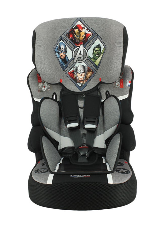 Beline Carseat For Group 1/2/3, 2 To 10 Years, 9 - 36 Kg, Avengers Heroes, Grey